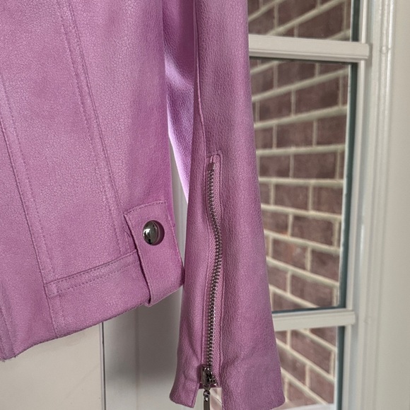 Insight Women's lavender /fuchsia faux suede jacket - Picture 2 of 11
